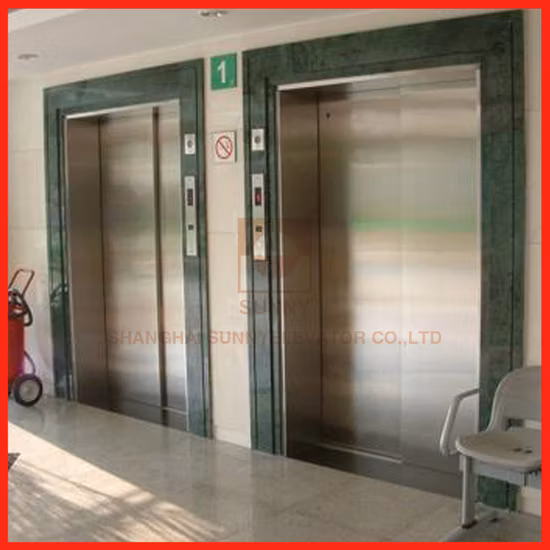 Medizinischer Patientenbettaufzug aus Edelstahl für Krankenhauspatienten